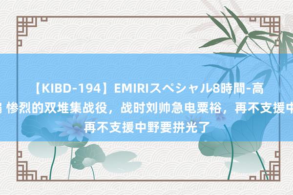 【KIBD-194】EMIRIスペシャル8時間-高画質-特別編 惨烈的双堆集战役，战时刘帅急电粟裕，再不支援中野要拼光了