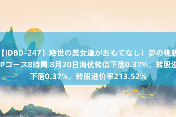 【IDBD-247】絶世の美女達がおもてなし！夢の桃源郷 IP風俗街 VIPコース8時間 8月20日海优转债下落0.37%，转股溢价率213.52%