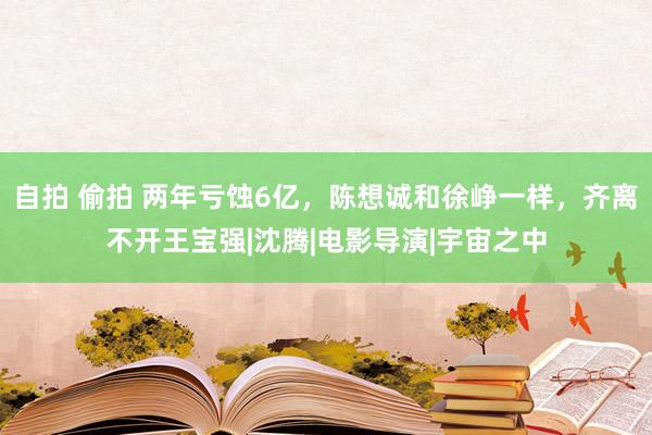 自拍 偷拍 两年亏蚀6亿，陈想诚和徐峥一样，齐离不开王宝强|沈腾|电影导演|宇宙之中